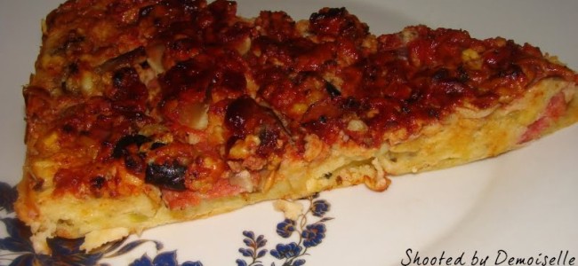Pizza Demoiselle fara blat Pizza Demoiselle fara blat